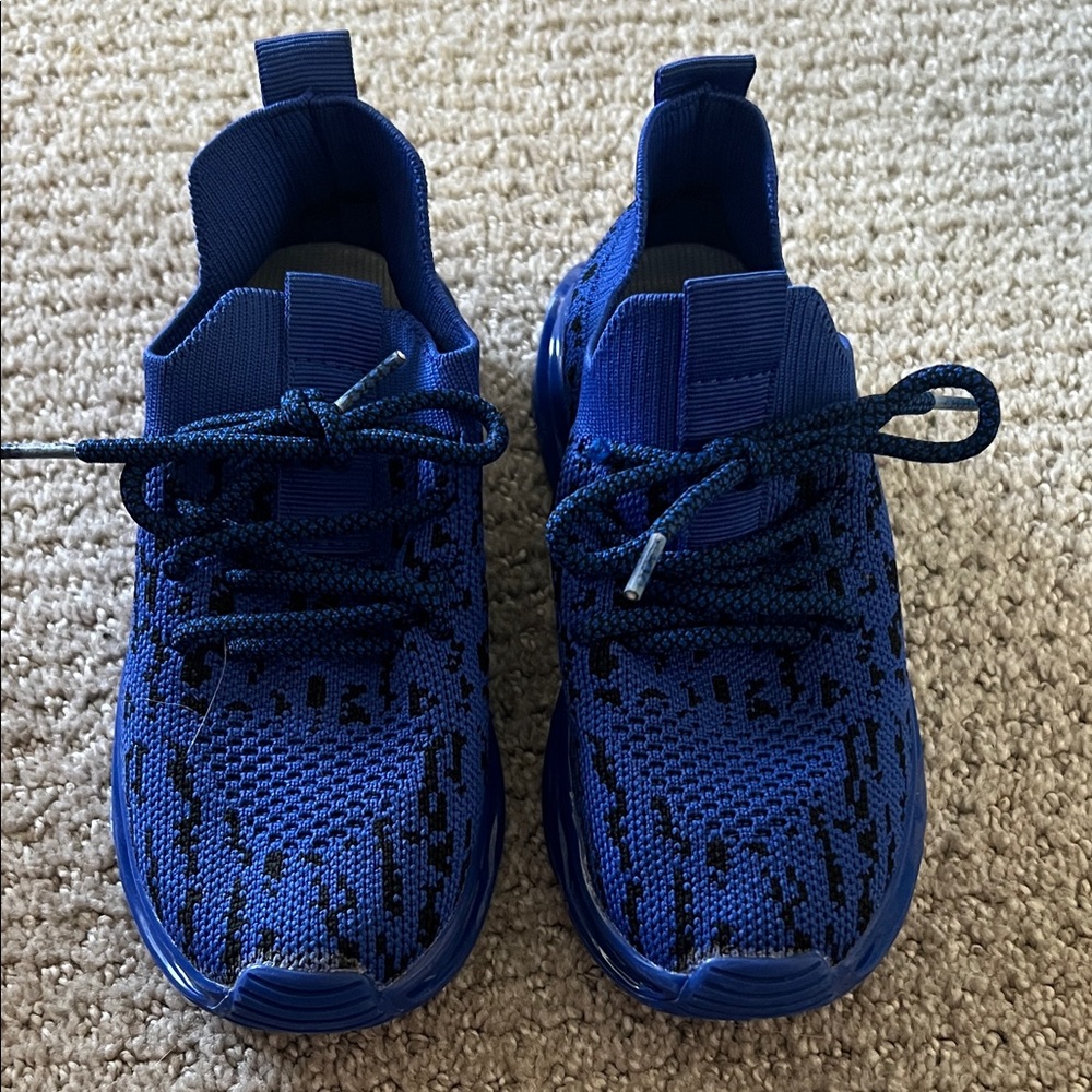 Kids Athletic Sneakers 12T in Royal Blue - Lightweight Comfort